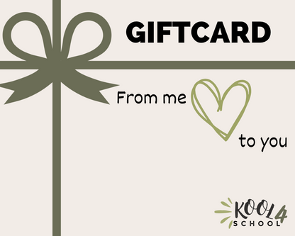 KOOL 4 SCHOOL GIFT CARD